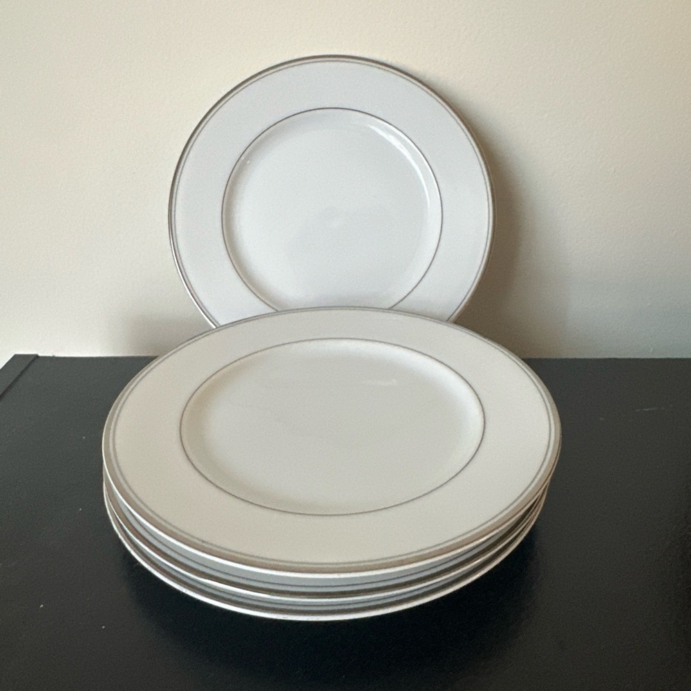 Vintage Japan Porcelain China Tableware  Crown Platino  Saucer 6.25”Inches